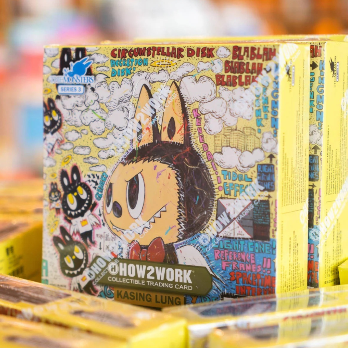 How2Work Labubu The Monsters Series 3 Chrome Trading Cards 144-Card Limited Metallic Box by Kasing Lung