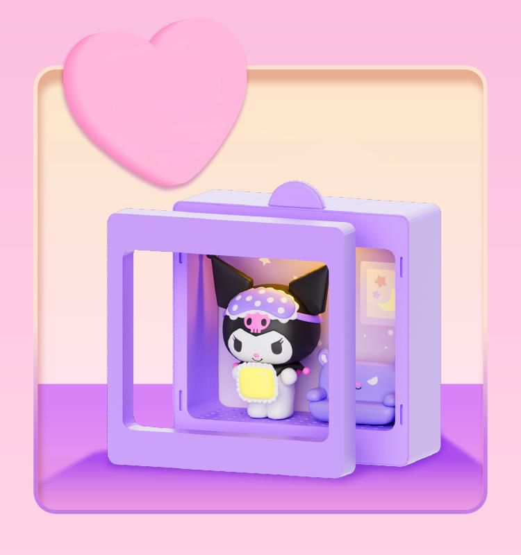 مجسم مويتش سانريو كورومي من سلسلة هابي هوليداي، صندوق أعمى، تمثال أنمي قابل للتجميع من مادة البولي فينيل كلوريد، لعبة غامضة بطول 12 سم مع 9 تصاميم (واحد منها سري نادر)، مناسب للأعمار من 15 عامًا فأكثر، مقتنيات وشخصيات