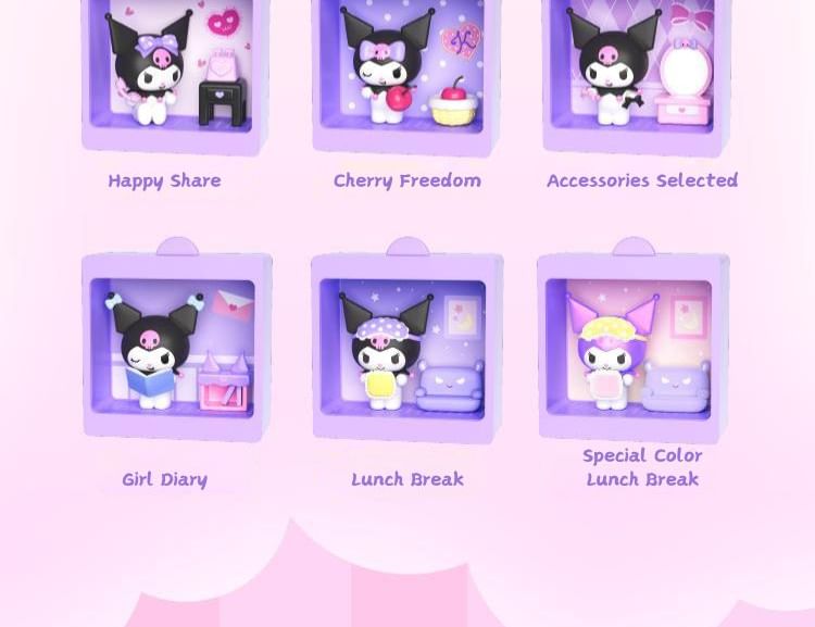 مجسم مويتش سانريو كورومي من سلسلة هابي هوليداي، صندوق أعمى، تمثال أنمي قابل للتجميع من مادة البولي فينيل كلوريد، لعبة غامضة بطول 12 سم مع 9 تصاميم (واحد منها سري نادر)، مناسب للأعمار من 15 عامًا فأكثر، مقتنيات وشخصيات