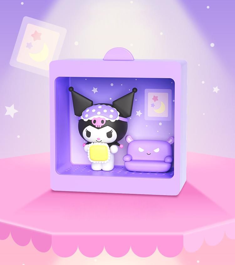 مجسم مويتش سانريو كورومي من سلسلة هابي هوليداي، صندوق أعمى، تمثال أنمي قابل للتجميع من مادة البولي فينيل كلوريد، لعبة غامضة بطول 12 سم مع 9 تصاميم (واحد منها سري نادر)، مناسب للأعمار من 15 عامًا فأكثر، مقتنيات وشخصيات