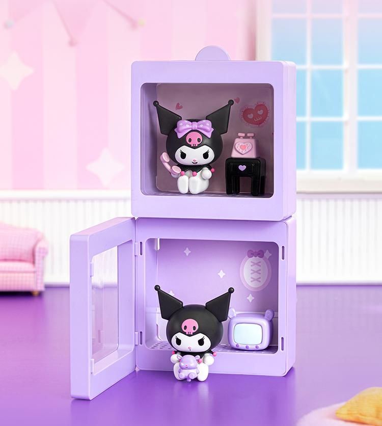 مجسم مويتش سانريو كورومي من سلسلة هابي هوليداي، صندوق أعمى، تمثال أنمي قابل للتجميع من مادة البولي فينيل كلوريد، لعبة غامضة بطول 12 سم مع 9 تصاميم (واحد منها سري نادر)، مناسب للأعمار من 15 عامًا فأكثر، مقتنيات وشخصيات