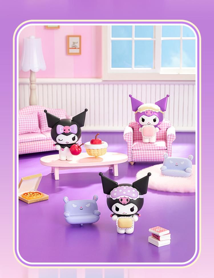 مجسم مويتش سانريو كورومي من سلسلة هابي هوليداي، صندوق أعمى، تمثال أنمي قابل للتجميع من مادة البولي فينيل كلوريد، لعبة غامضة بطول 12 سم مع 9 تصاميم (واحد منها سري نادر)، مناسب للأعمار من 15 عامًا فأكثر، مقتنيات وشخصيات