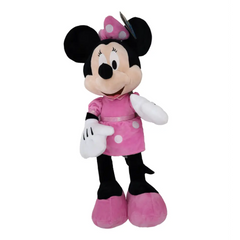 Disney Plush Minnie Mouse 12-Inch Soft Toy, Authentic Disney Store Collectible, Huggable Plush for Kids and Fans, Ages 3+