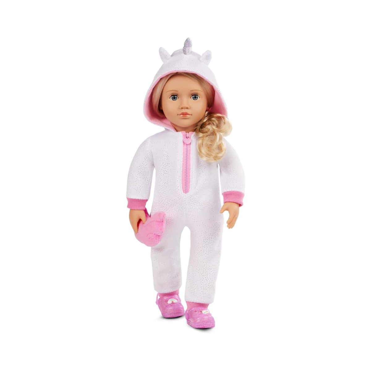 Our Generation Doll w/Unicorn Pajama, Lilian | Premium Quality Toy for Kids