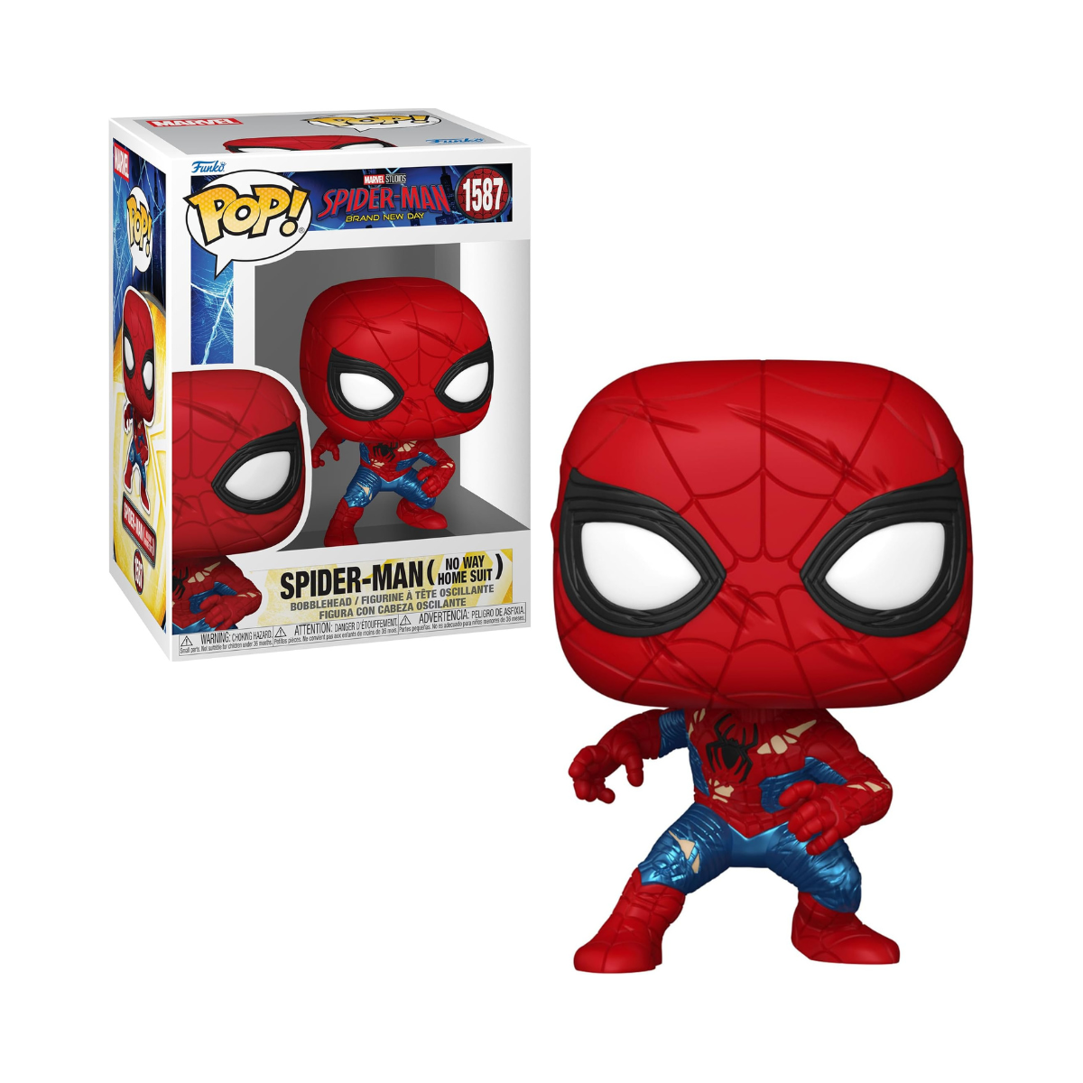 Funko POP! Marvel: Spider-Man Day - Spider-Man - No Way Home Suit - Collectable Vinyl Figure - Gift Idea - Official Merchandise - Toys For Kids & Adults - Model Figure for Collectors
