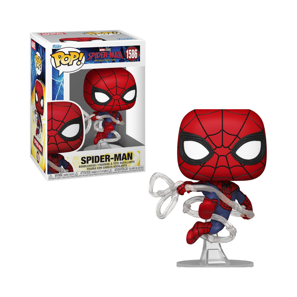 Funko POP! Marvel: Spider-Man Day - Spider-Man - Collectable Vinyl Figure - Gift Idea - Official Merchandise - Toys For Kids & Adults - Model Figure for Collectors and Display