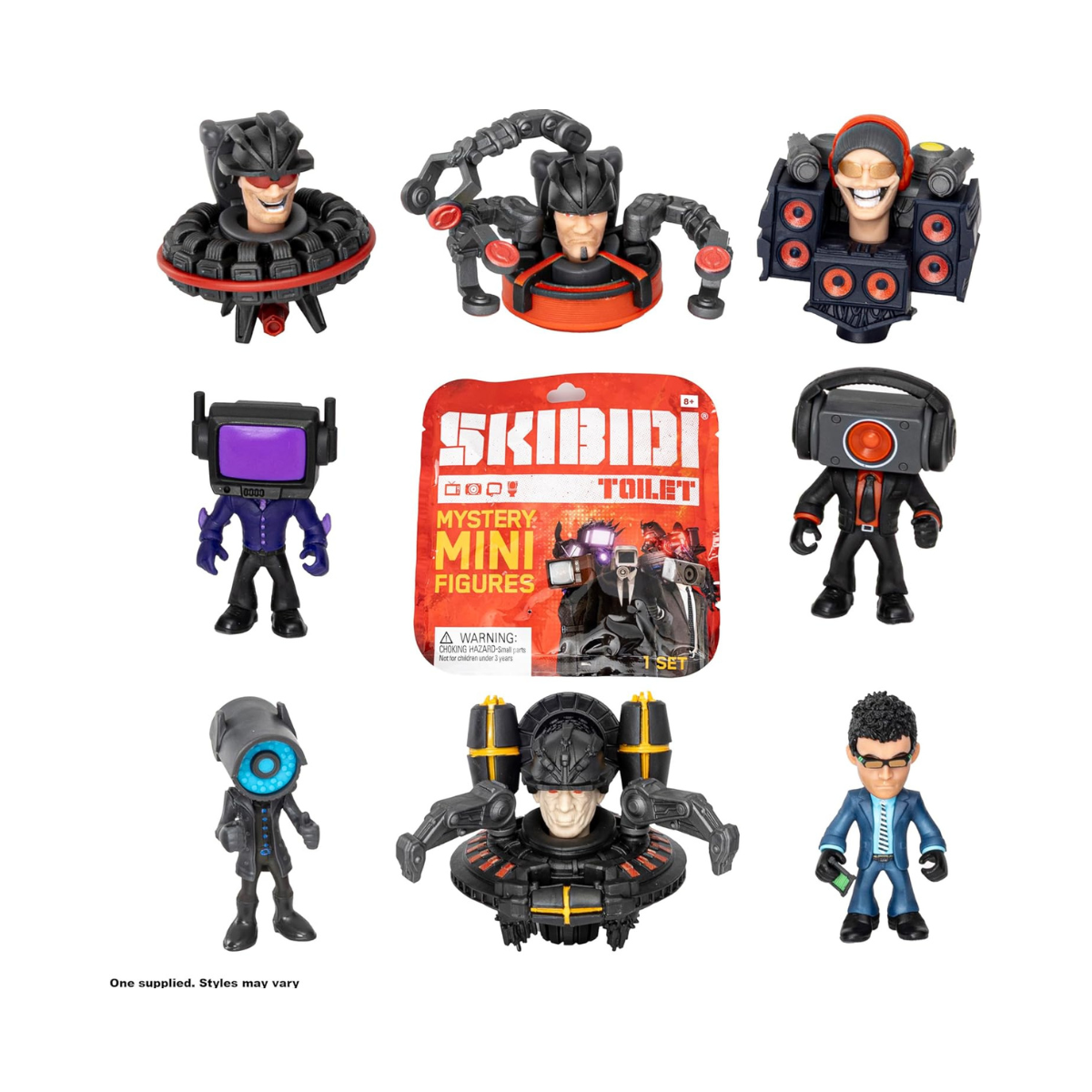 Skibidi Toilet Mystery Figures Series 2, Collectible Figures, Officially Licensed Skibidi Toilet Merch