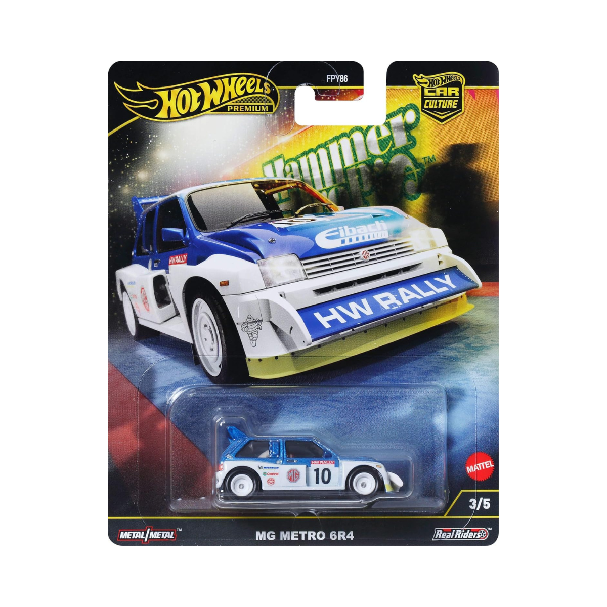 Hot Wheels Car Culture Circuit Legends Vehicles for 3 Kids Years Old & Up, Premium Collection of Car Culture 1:64 Scale Vehicles
