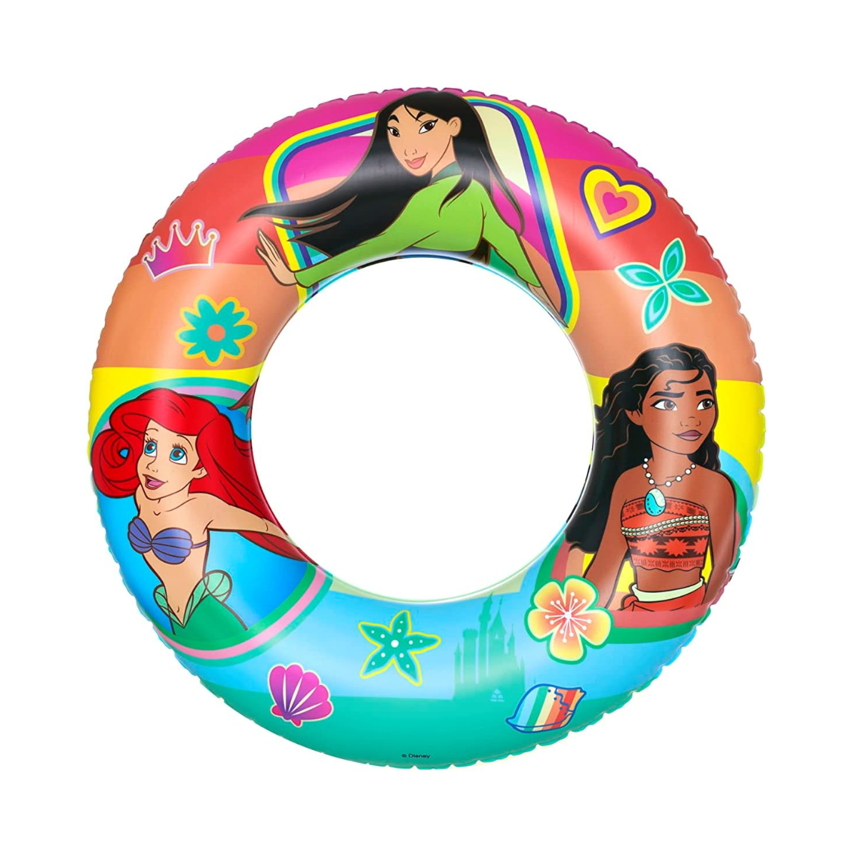 Bestway Disney Princess 22"/56cm Swim Tube - Perfect for Beach and Swimming Pool Use, Outdoor & Indoor Relaxation & Play, Swimming Gears, Swim rings