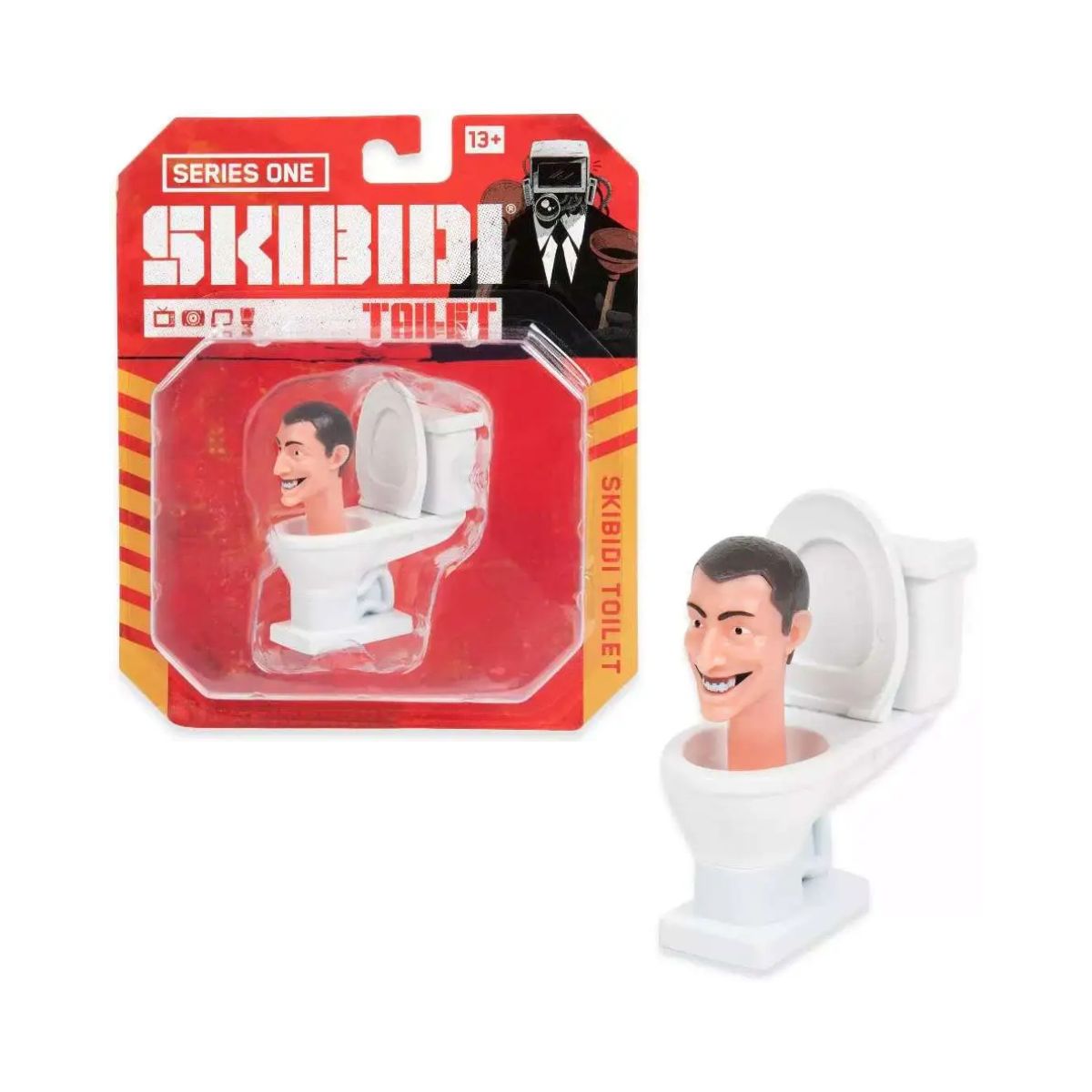 Skibidi Toilet Diecast Collectible Vehicle, Official 1:64 Scale Metal Figure Car Toy, Assorted Character Models for Kids 13+