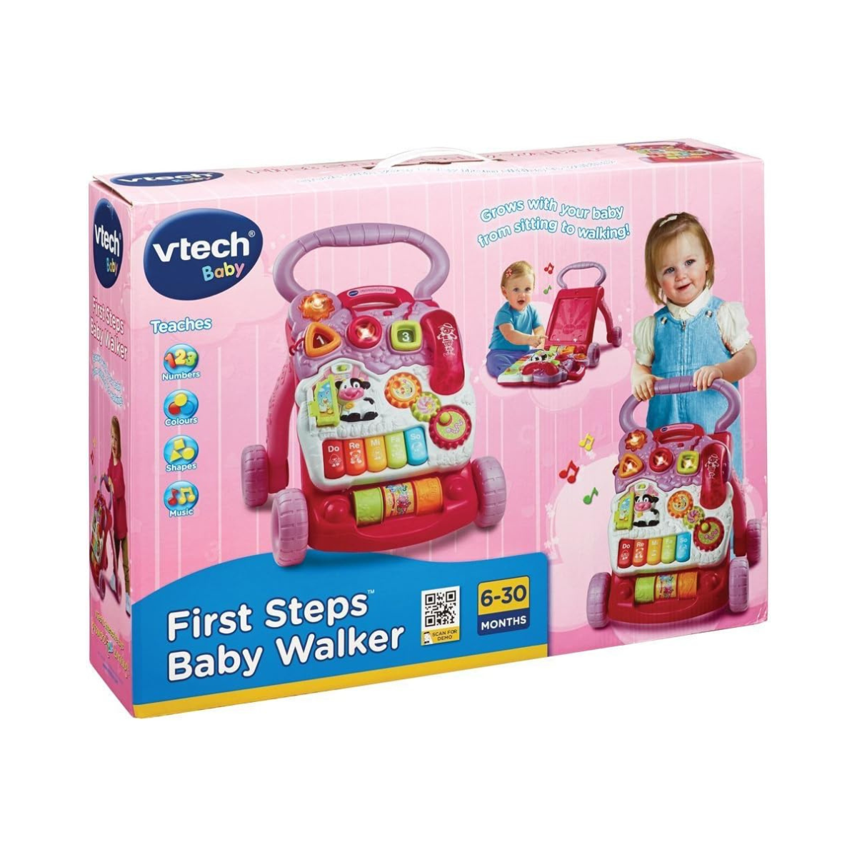VTech - FIRST STEP BABY WALKER - Pink