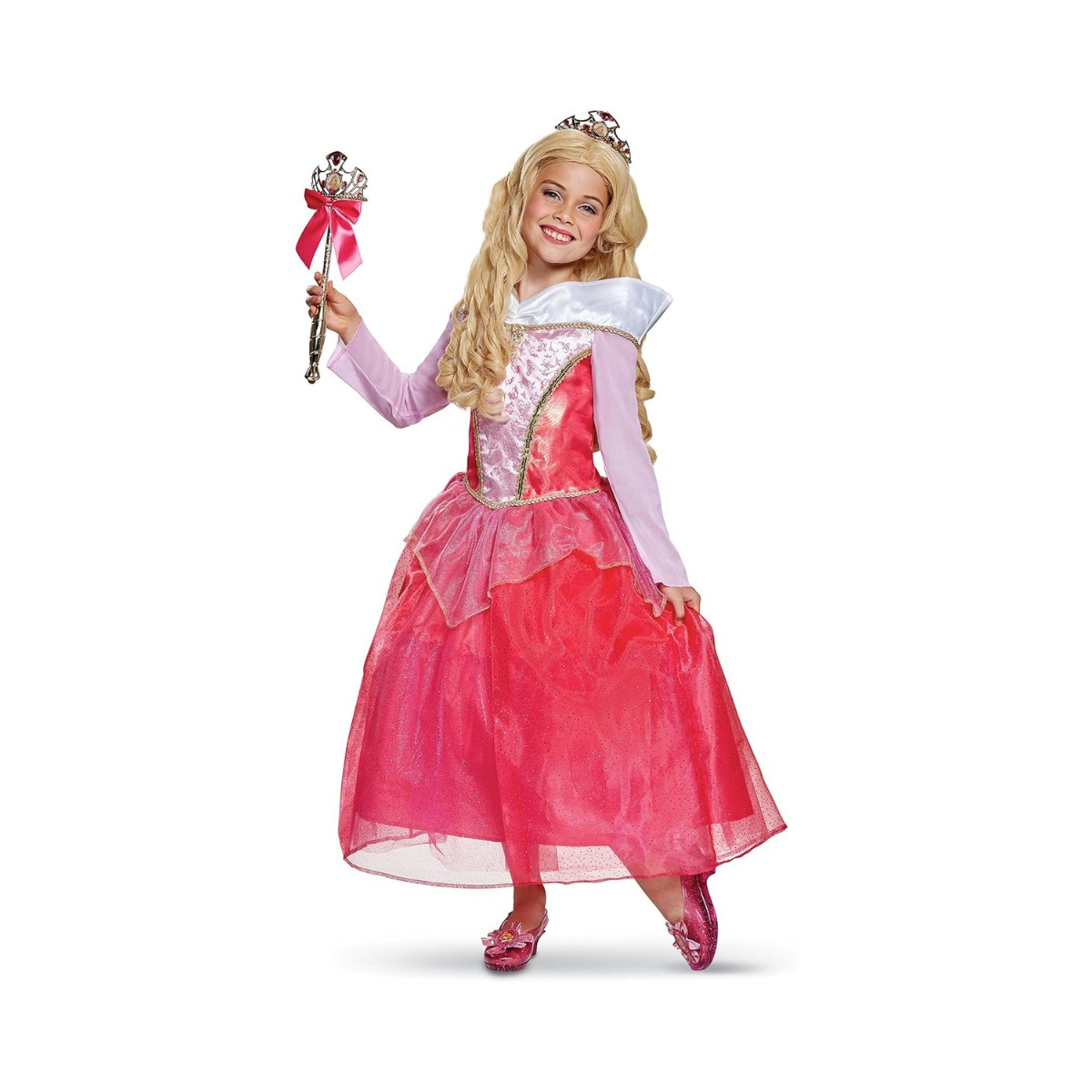 Disguise Aurora Deluxe Child Costume, Pink, Size/(4-6x)