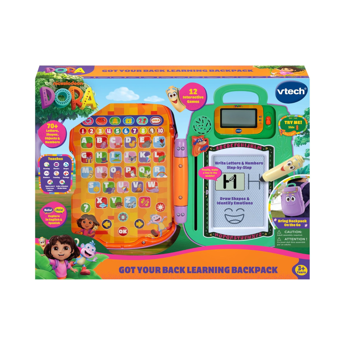 VTech Dora Got Your Back Learning Backpack Bilingual Toy