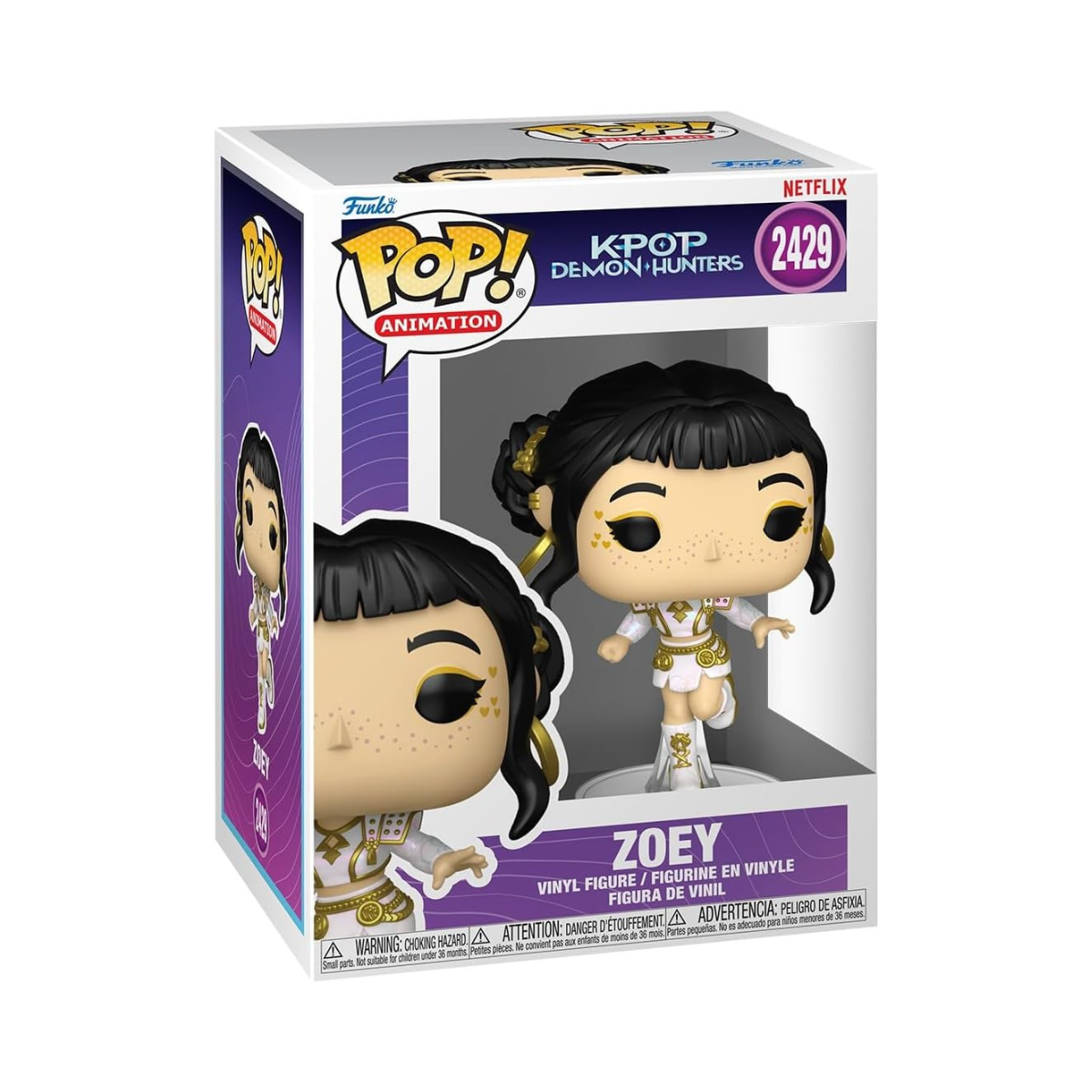 Funko POP! Animation: Netflix - KPOP Demon Hunters - Zoey - Collectable Vinyl Figure - Gift Idea - Official Merchandise - Toys For Kids & Adults - Model Figure for Collectors and Display
