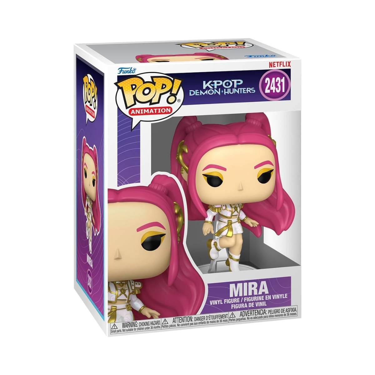 Funko POP! Animation: Netflix - KPOP Demon Hunters - Mira - Collectable Vinyl Figure - Gift Idea - Official Merchandise - Toys For Kids & Adults - Model Figure for Collectors and Display | Polyvinyl chloride, standard