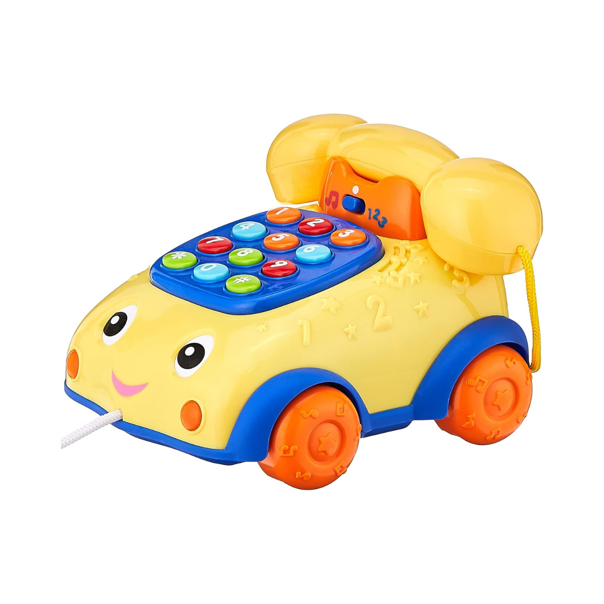 Winfun Talk N Pull Phone, Yellow