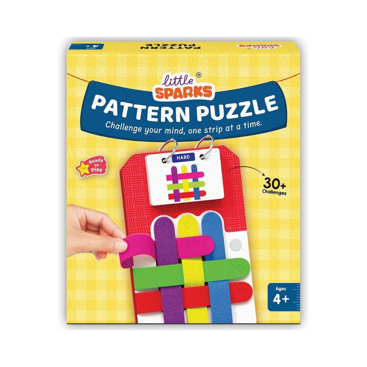 Smartivity Pattern Puzzle Game for Kids 4-8 Years | Color & Pattern Matching Toy | 30+ Challenges I Hand-Eye Coordination, Logical Thinking | Educational Travel Game for Ages 4,5,6,7,8 Boys & Girls