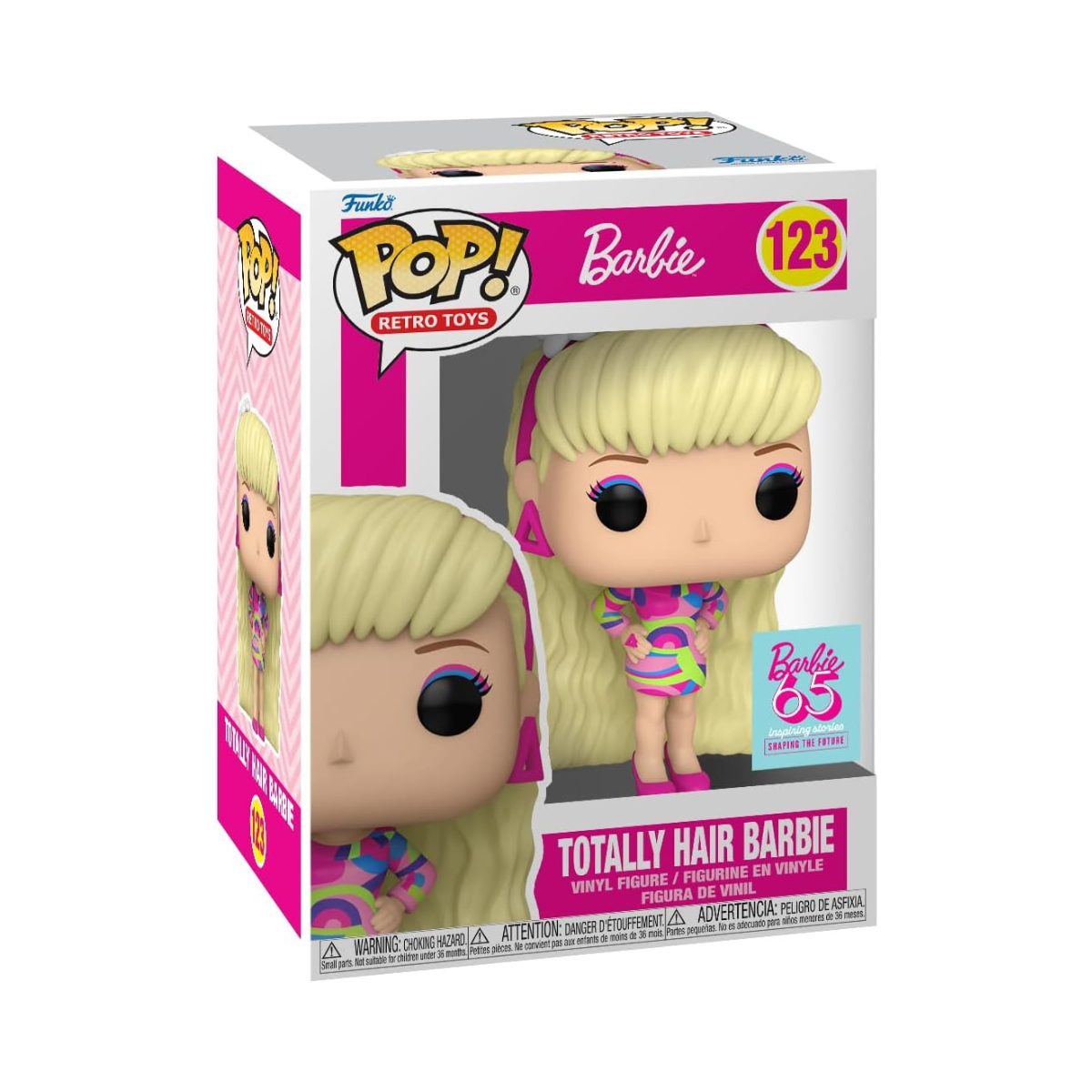Funko Pop! Vinyl: Barbie - Totally Hair Barbie - Collectable Vinyl Figure - Gift Idea - Official Merchandise - Toys for Kids & Adults - Ad Icons Fans - Model Figure for Collectors and Display