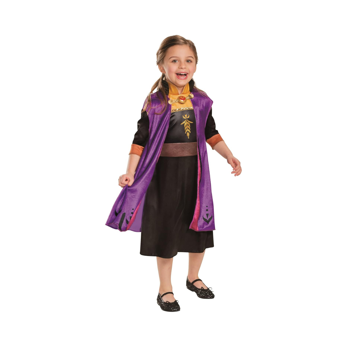 Disguise Disney Anna Frozen 2 Classic Girls' Halloween Costume, Purple, 2T