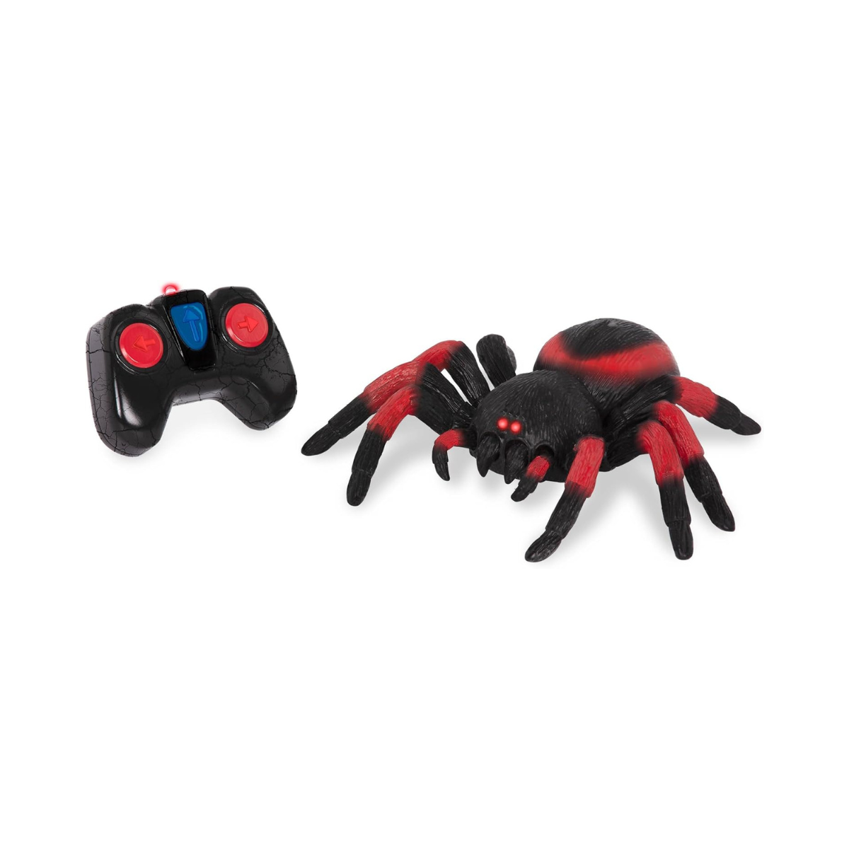 Terra by Battat remote controlled spider red - RC tarantula with glowing LED eyes and remote control - tarantula toy from 6 years