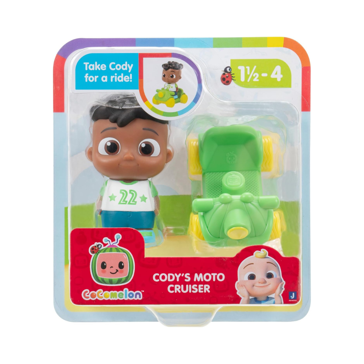 Cocomelon JJ and Friends Cruisers Cody Moto