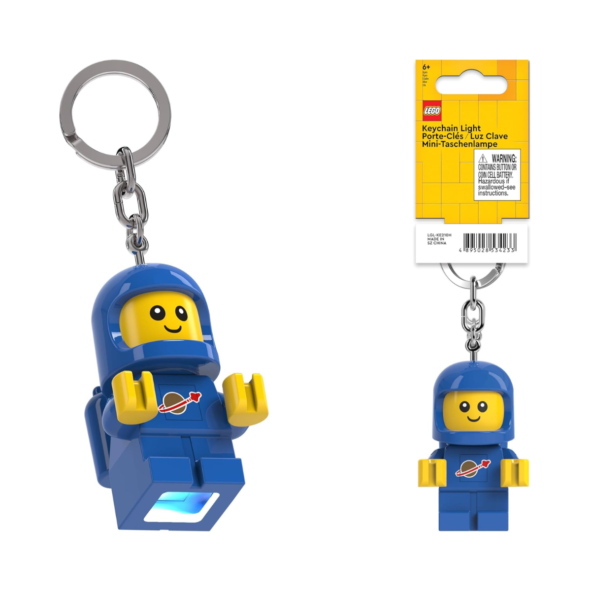 LEGO Minifigures Keychain Light - Spacebaby - 2.25 Inch Tall Figure (KE210H)