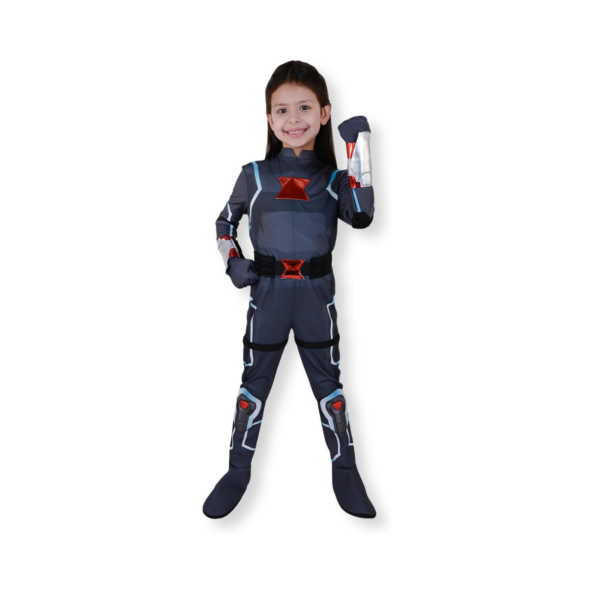 Party Centre Marvel Black Widow Classic Costume, Superhero Child Costume, Cosplay Dress Up, Large