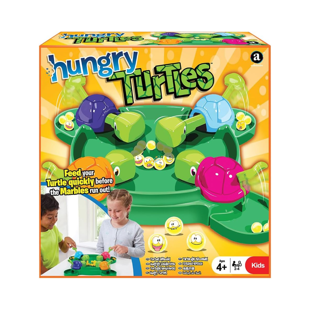 Undefined Speedy Turtles Marble Turtles Game for Kids, Ages 4+