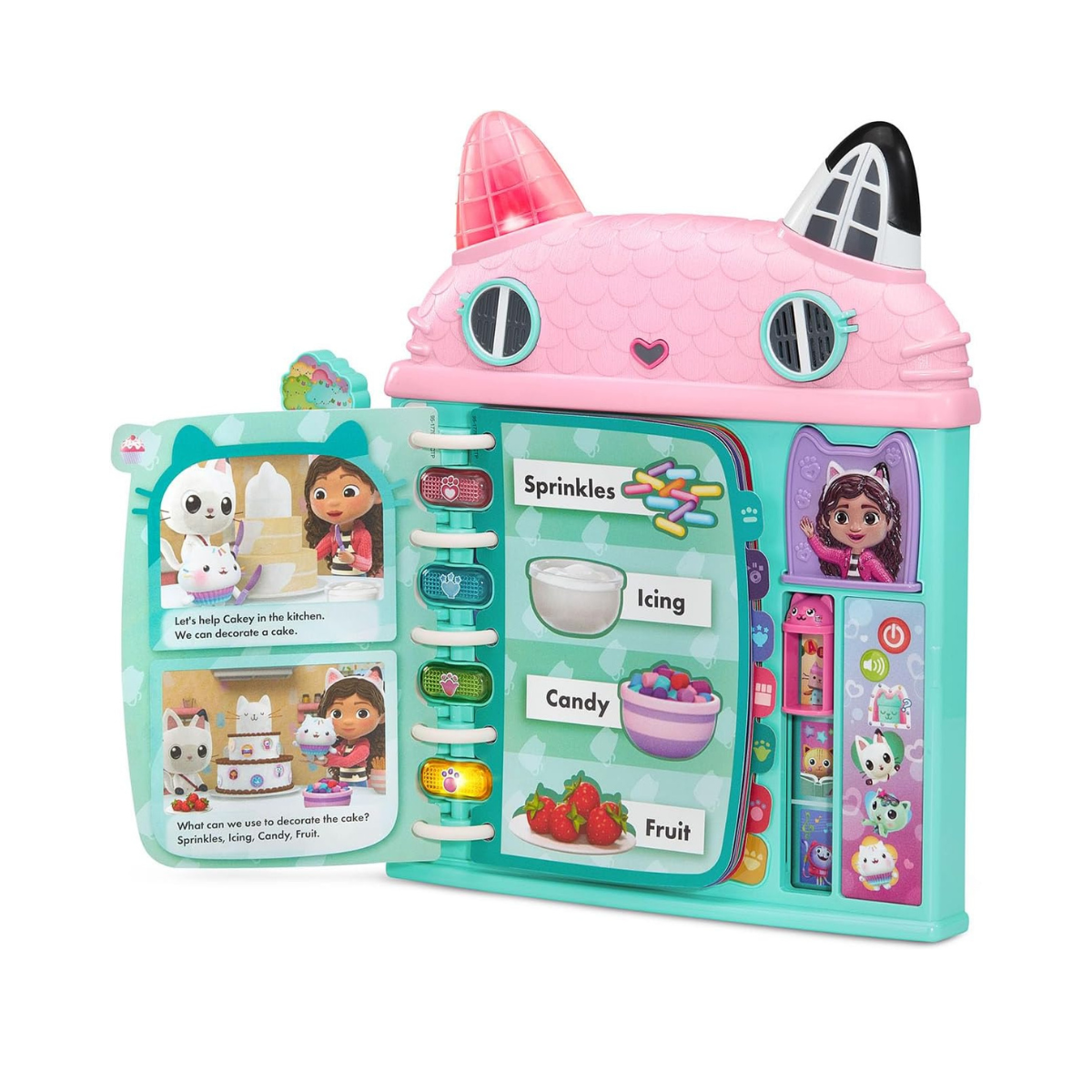VTech Gabby’s Dollhouse Cat-a-Vator Discovery Book – Interactive Learning Toy for Kids 3+ Years