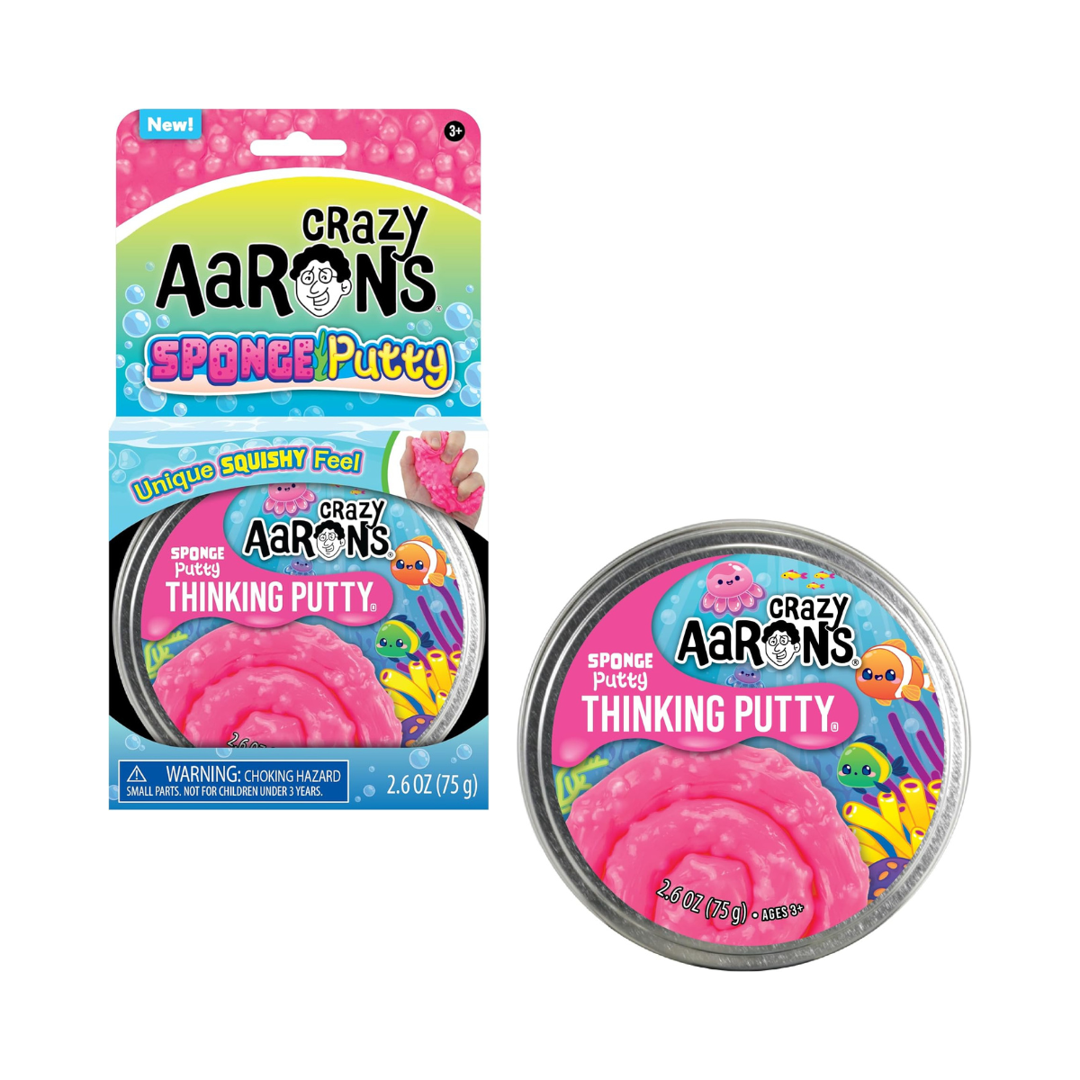 Crazy Aaron's(r) Sponge Putty Thinking Putty(r)
