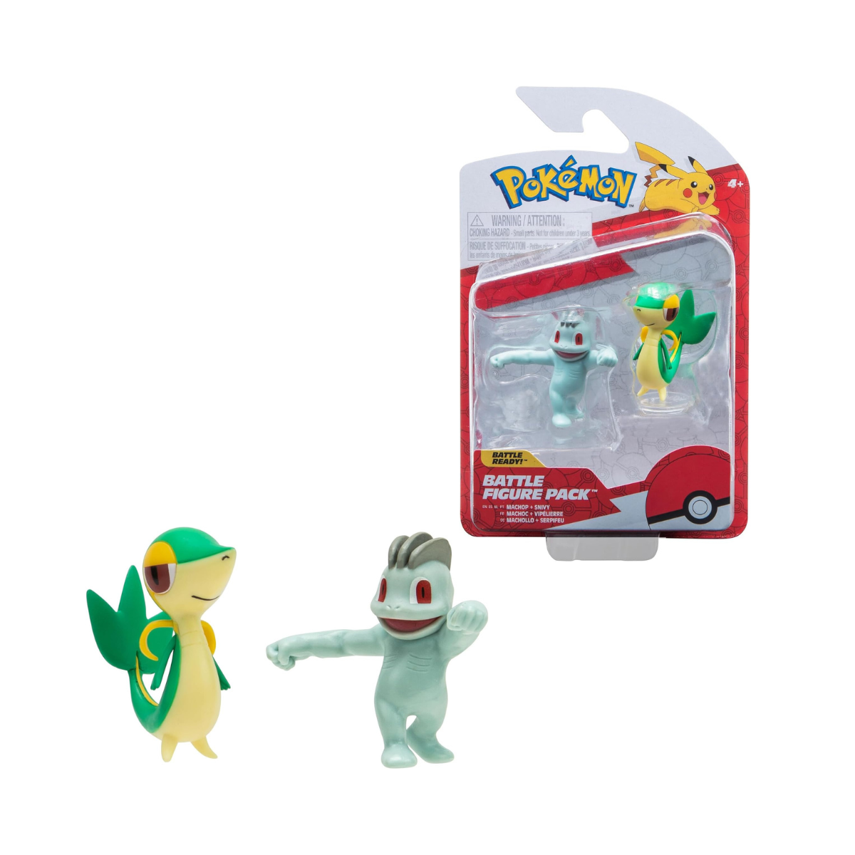 Pokemon Battle Figure Value - Machop & Snivy