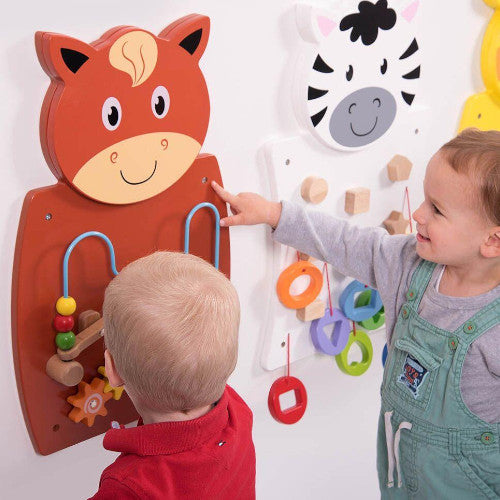 لعبة حائط فيجا فسيفساء الفواكه، لوحة ألغاز مونتيسوري مع 4 ألغاز فواكه، تنمي المهارات الإدراكية والحركية والتنسيق بين اليد والعين والمنطق، صديقة للبيئة وغير سامة، للأولاد والبنات من عمر 18 شهرًا فما فوق