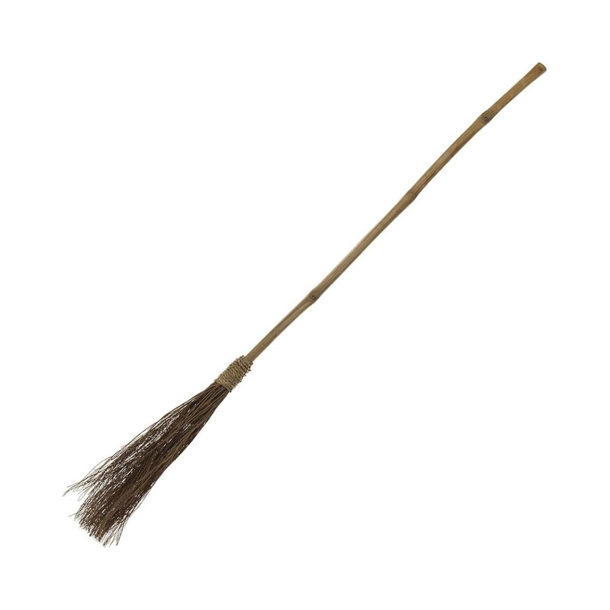 Amscan Straw Broom Witch Accessory, Brown