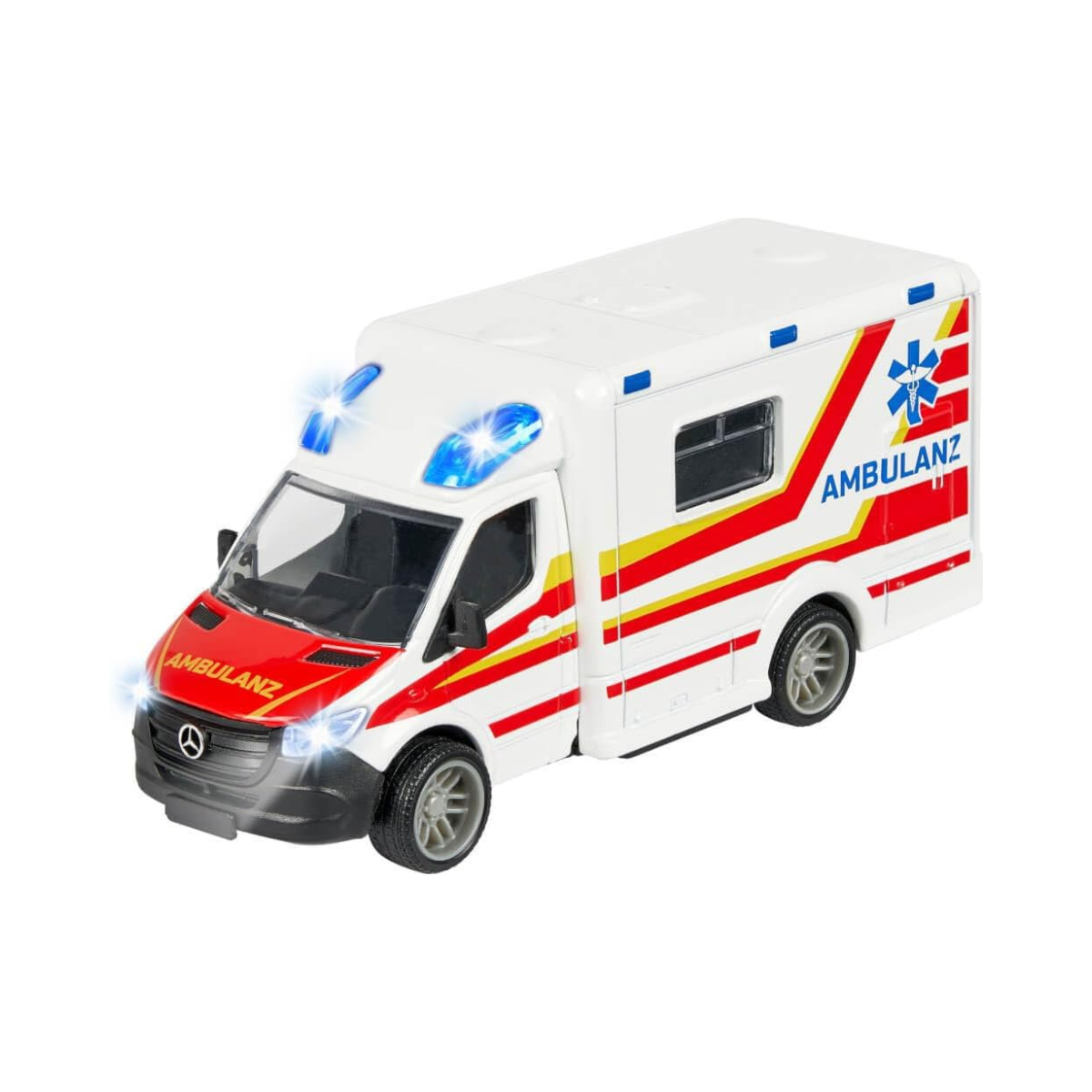 Majorette Grand Series City Mercedes-Benz Sprinter Ambulance Die-Cast, Realistic Emergency Vehicle, One Size