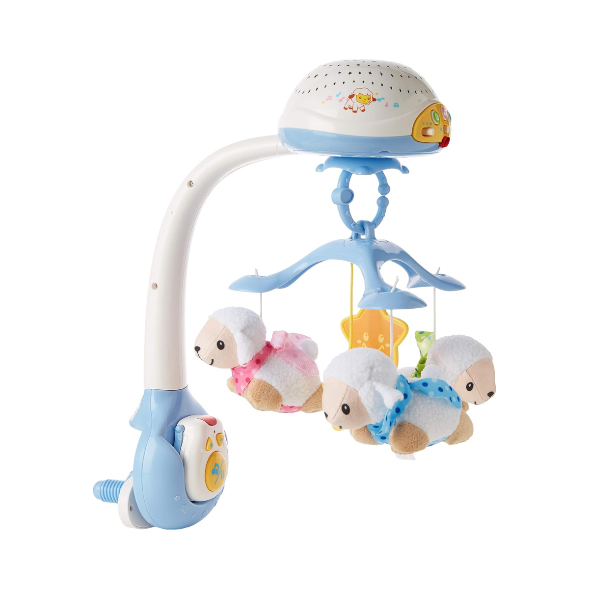 VTech Lullaby Lambs Mobile – Soothing Music & Lights for Baby, Detachable & Cot-Compatible