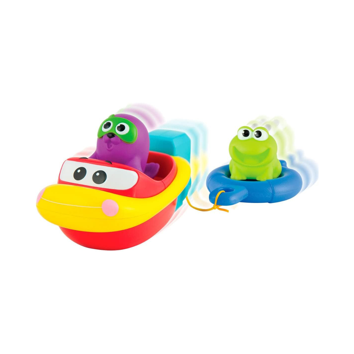 WinFun Pull and Go Boat Set – Bath & Pool Toy for Kids, Ages 12 Months+