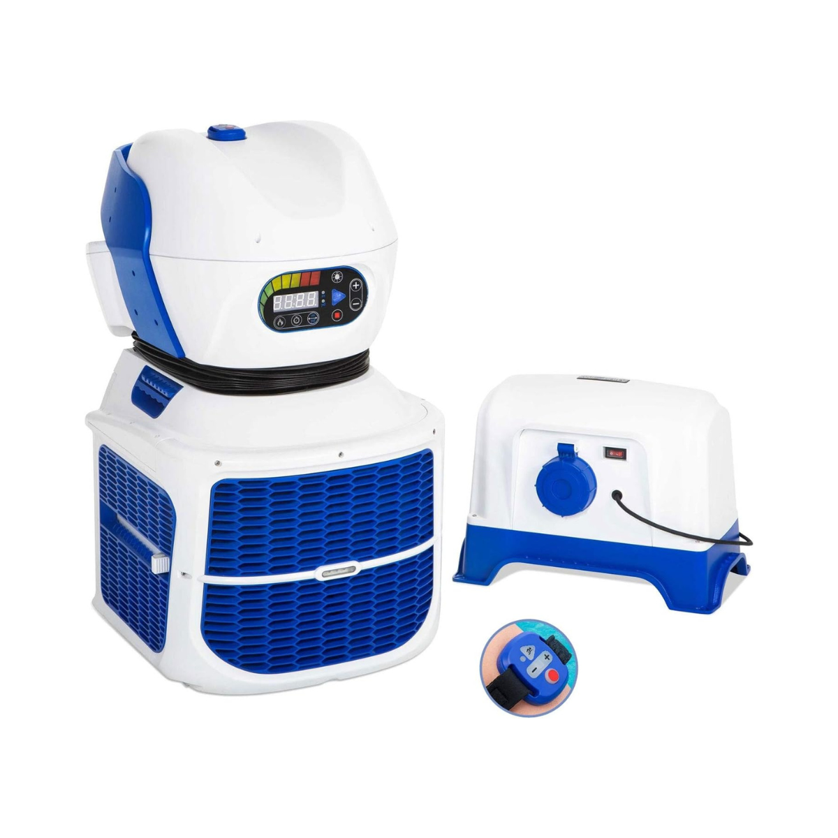 Bestway Swim Fitness System – Adjustable Swim-In-Place Pool Trainer with LED Display, Remote Control & Night Light, Adults 18+