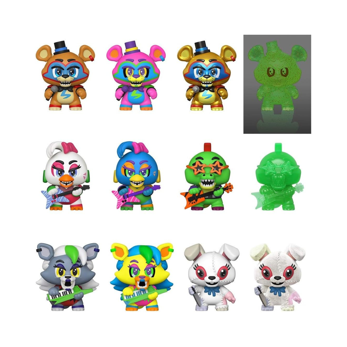 Funko Mystery Mini Five Nights at Freddy’s Pizza Plex Collectible Vinyl Figure Blind Box, 1 of 12 Styles to Collect, Random Character, 6+