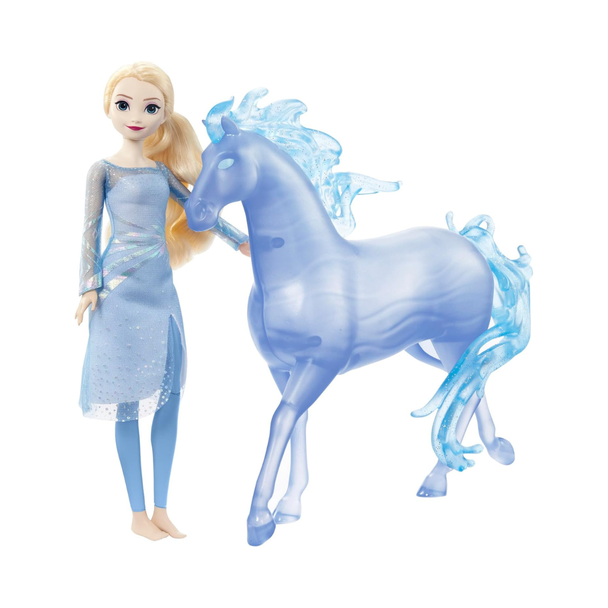 Disney Frozen Toys, Elsa Fashion Doll with Horse-Shaped Water Nokk Figure Inspired 2, HLW58
