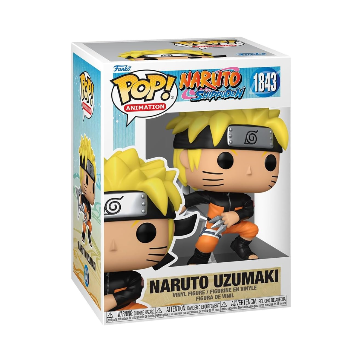 Funko Pop Animation Naruto S Naruto Shuriken Metallic Vinyl Figure 1/6 Chase Odds Collectable Toy For Kids & Adults Anime Fans Ages 14+