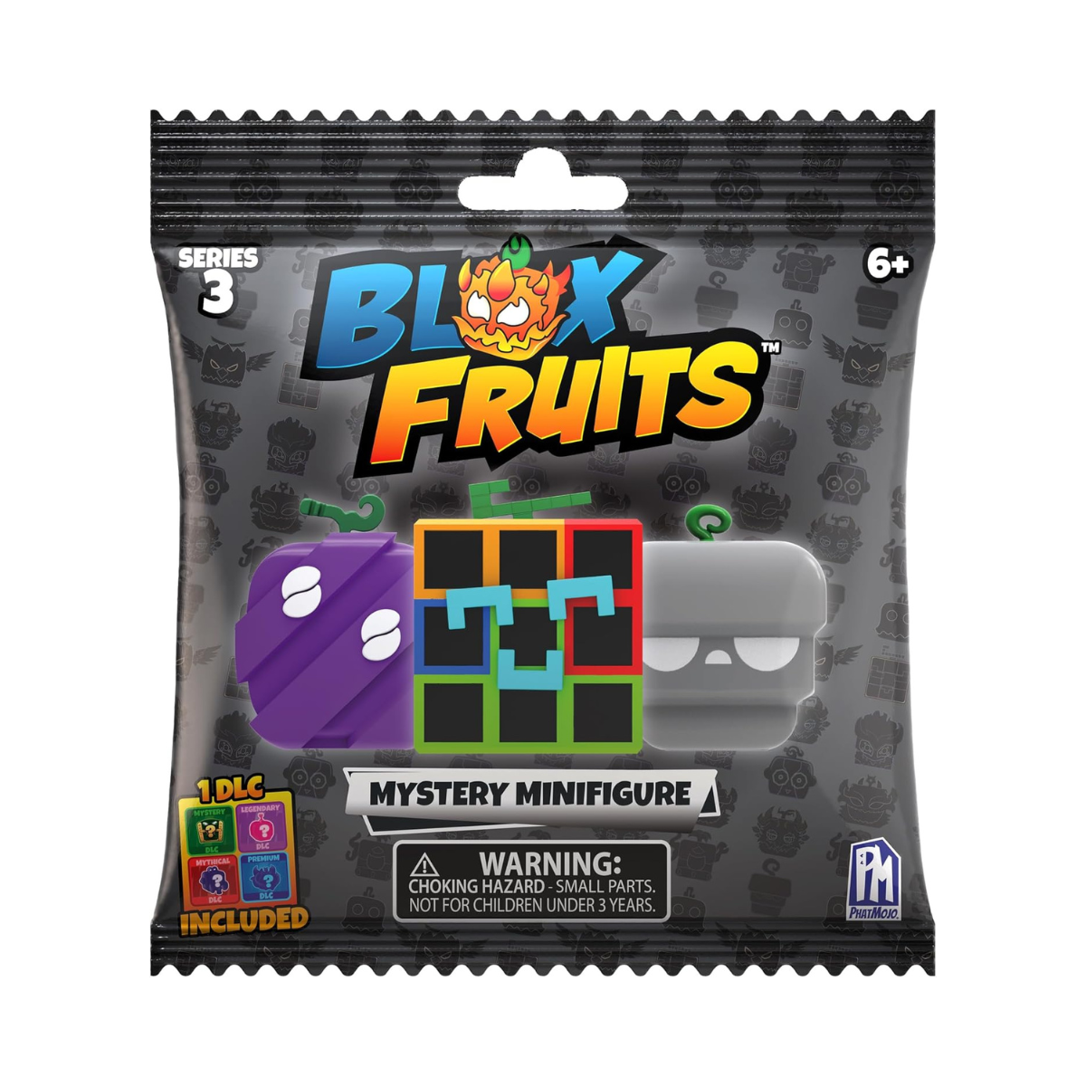 Blox Fruits Mini Figures 2-Inch Series 3 Blind Pack Collectible Action Figure with DLC Code Multicolored 6+