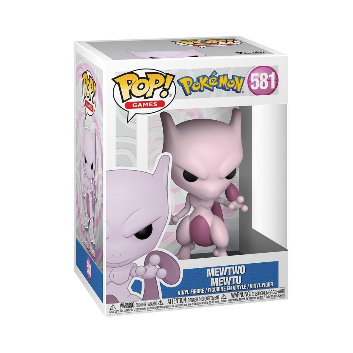 Funko Pop! Games: Pokemon - Mewtwo - Collectable Vinyl Figure - Gift Idea - Official Merchandise - Toys for Kids & Adults - Video Games Fans - Model Figure for Collectors and Display