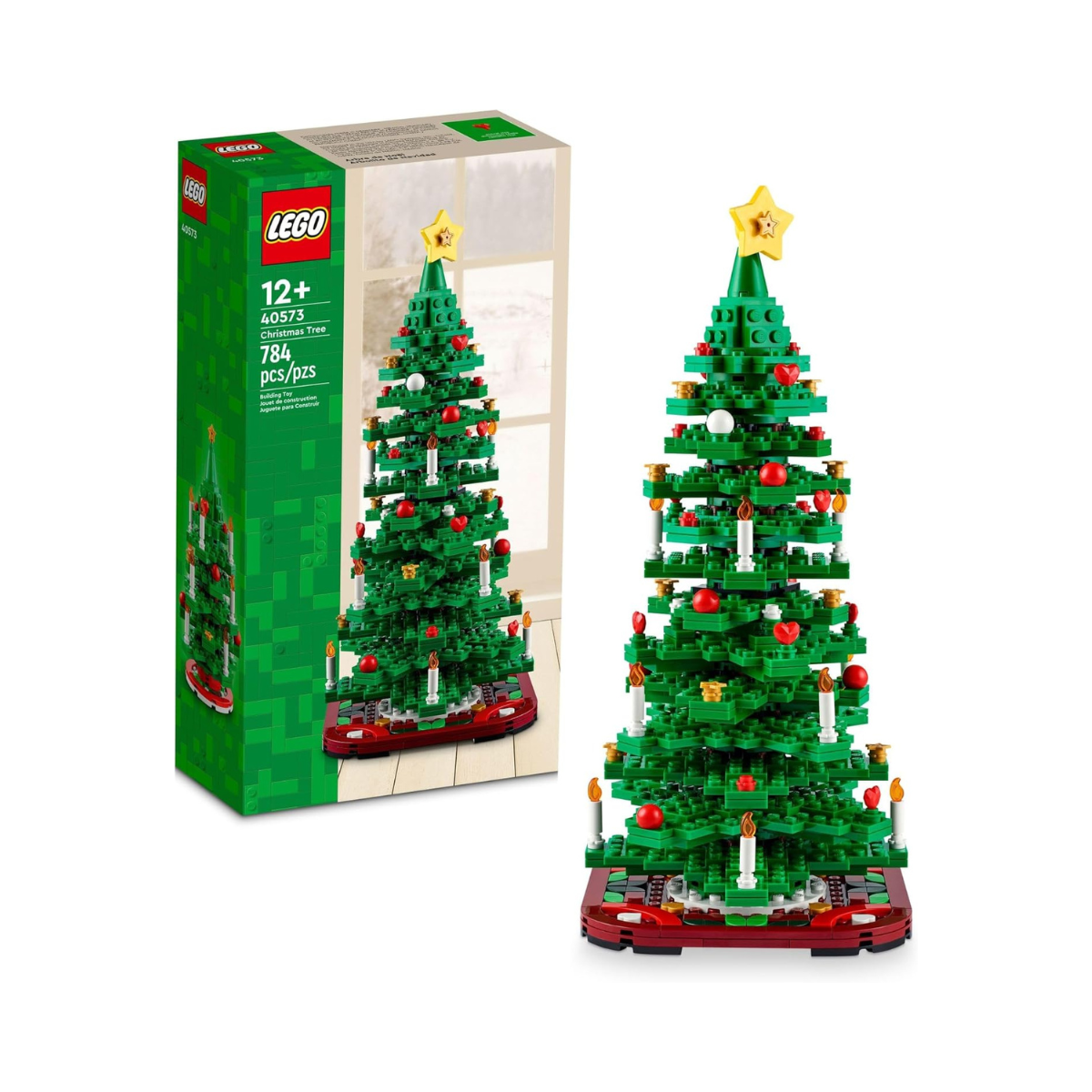 LEGO Icons 40573 Christmas Tree Buildable Holiday Decoration for Ages 12+