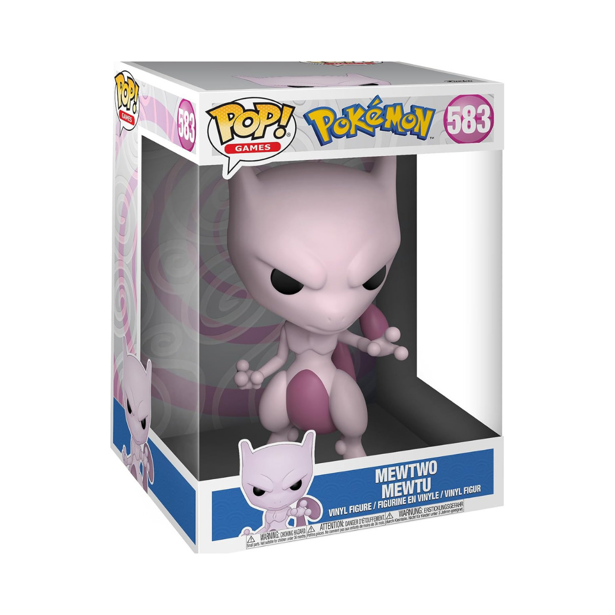 Funko Pop Jumbo: Pokemon Mewtwo Emea, Multicolor