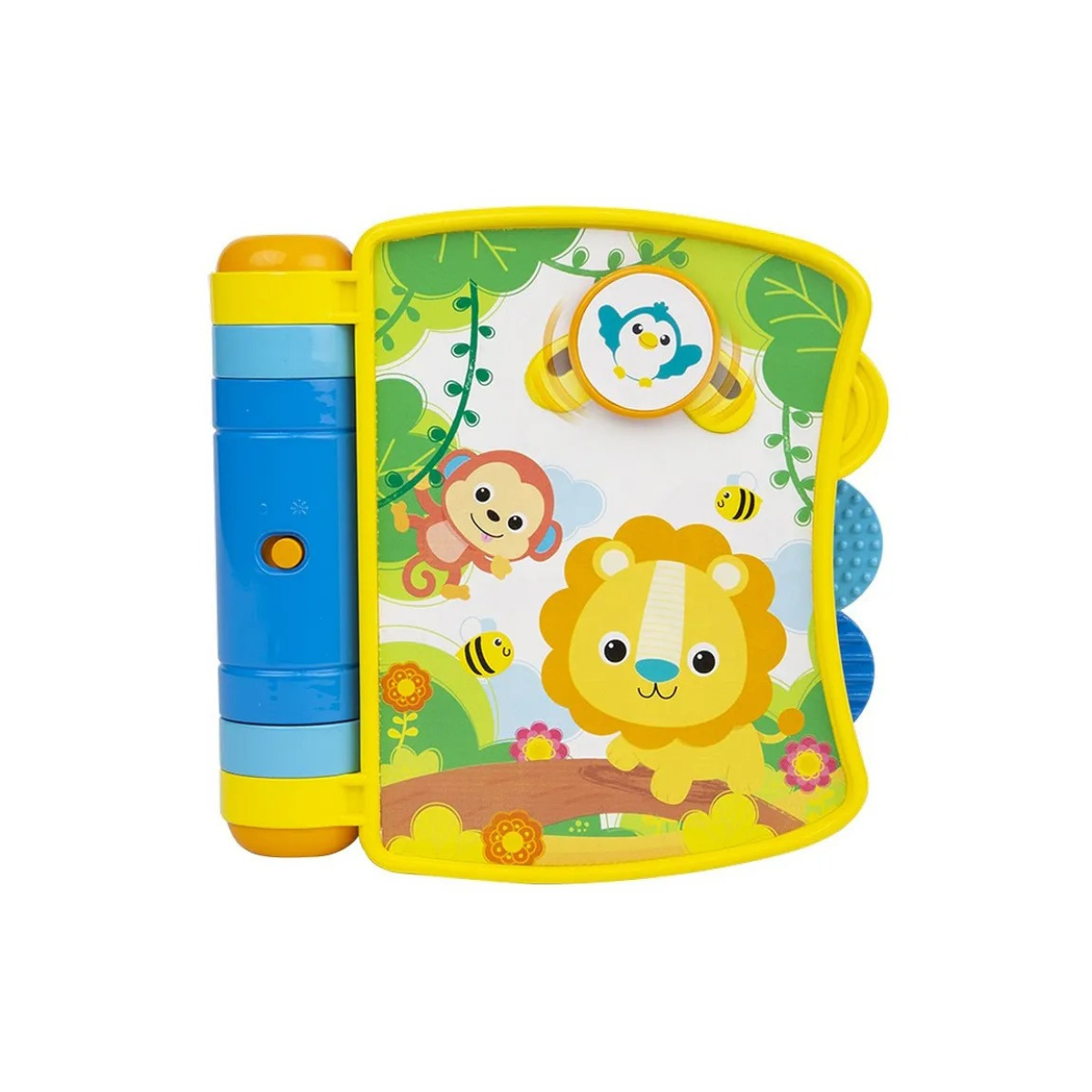 Color Baby Activity Book Winfun Animal Friends Fun Book Interactive Sounds Textures and Activities 7x7x21 cm Toy for Babies 6 Months and Up