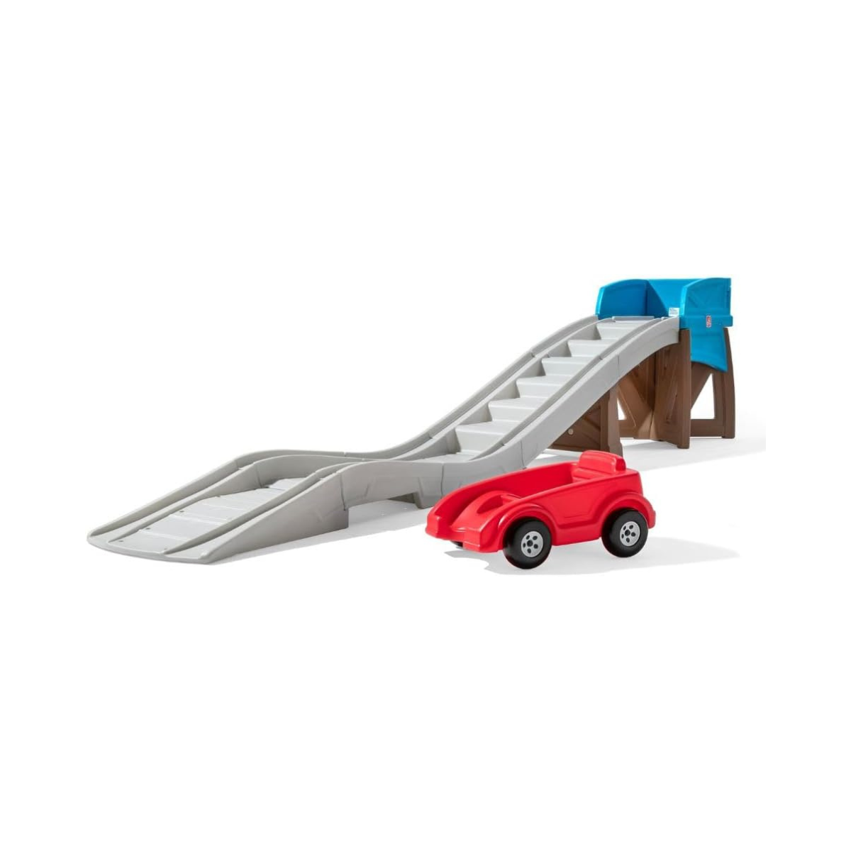 Step2 Extreme Thrill Coaster Dashing Red, Kids Roller Coaster Ride On for Toddlers + Kids 3Y+ Outdoor Amusement Toy