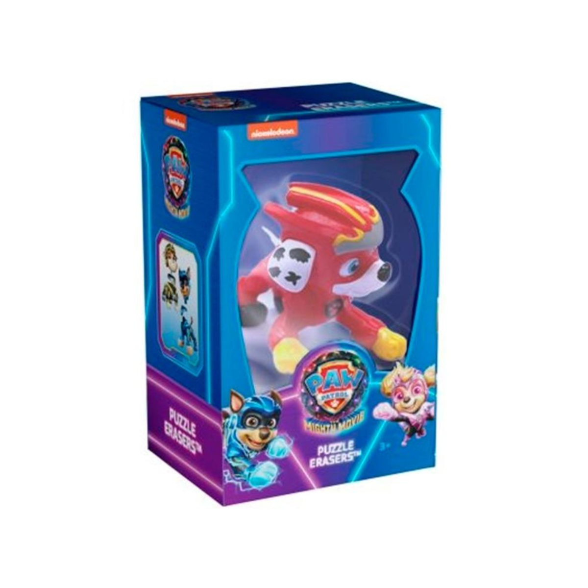 Paw Patrol The Mighty Movie 3D Puzzle Erasers, Surprise Collectible Figures for Kids, 1pk / 3pk / 8pk, PAW Patrol Pup Toys for Boys & Girls, School, Travel, Party Favors