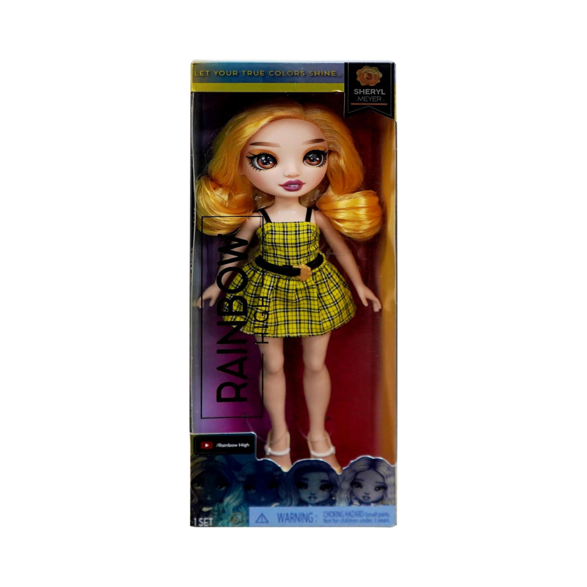 Rainbow High Sheryl Meyer Fashion Doll for Girls, Trendy Removable Outfit & Accessories, Collectible Doll for Imaginative Play, Gift for Kids Age 3+