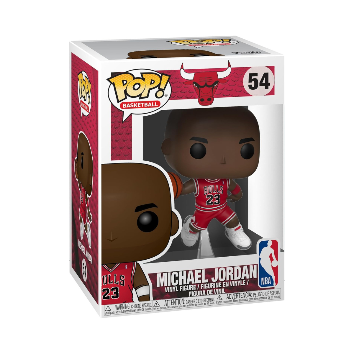 Funko Pop NBA Chicago Bulls Michael Jordan Vinyl Figure Collectable Toy For Kids & Adults Sports Fans Ages 10+