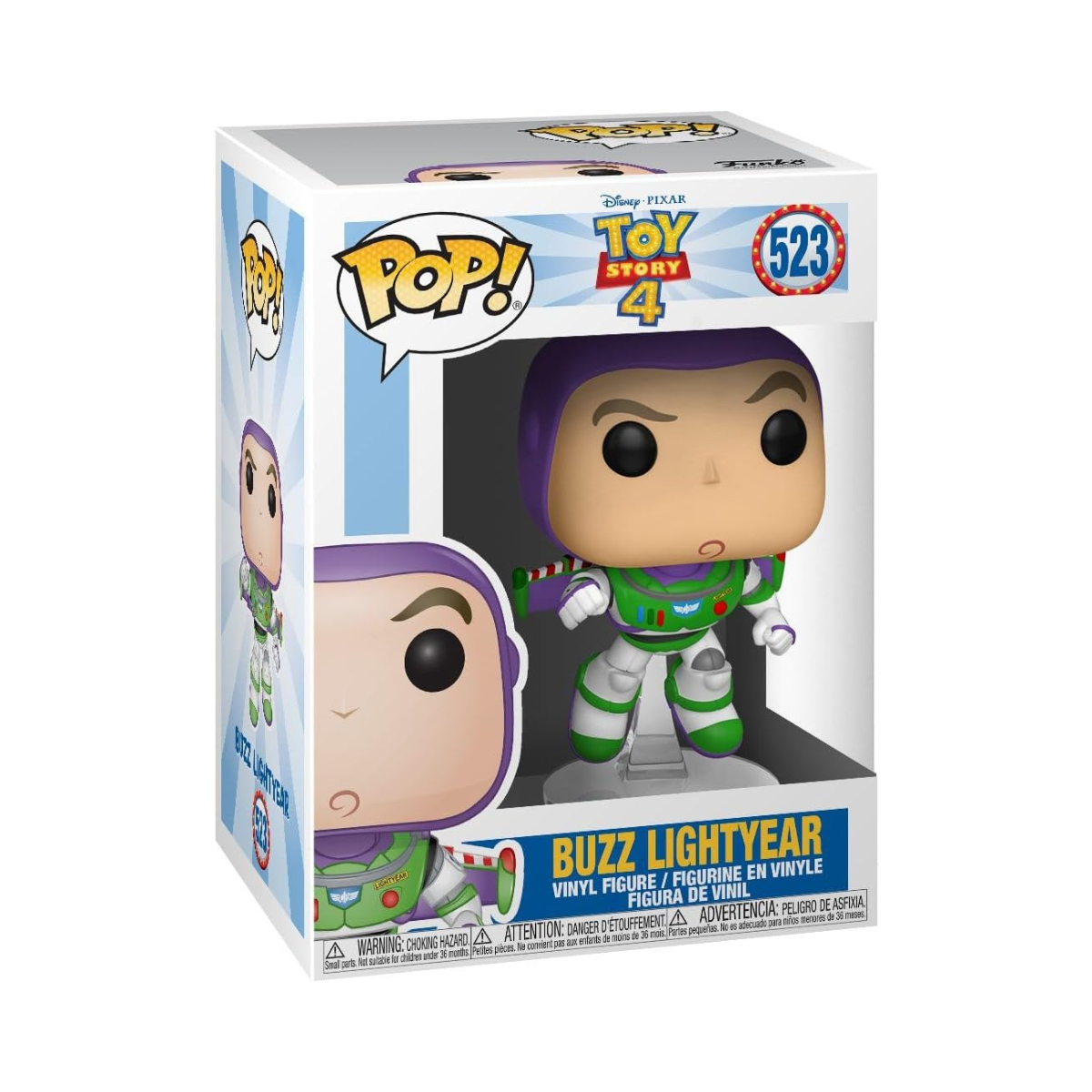 Funko Pop Disney Pixar Toy Story 4 Buzz Lightyear Vinyl Figure Collectable Toy For Kids & Adults Ages 3+